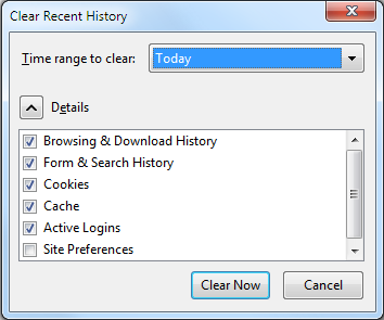 Delete-history-Mozilla
